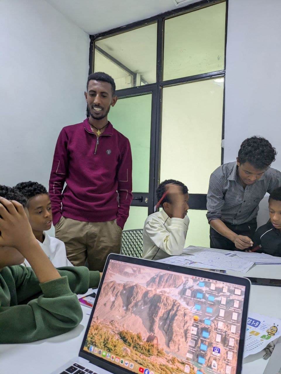 Tutoring session